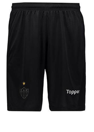 Calção de Jogo Atlético MG Topper 2017 Preto Menor preço em Calção de Jogo Atlético MG Topper 2017 Preto