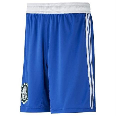 Calção Infantil Palmeiras adidas Centenário Azul Copa 2014 Menor preço em Calção Infantil Palmeiras adidas Centenário Azul Copa 2014