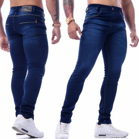 calça jeans azul marinho
