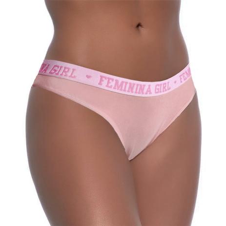 Calcinha Cotton rosa Tanga Meio Fio - Lingerie em Algodão antialérgico, cós  elástico - Gills - Calcinha - Magazine Luiza
