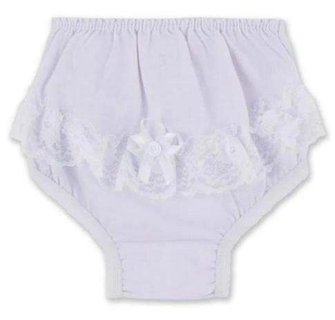 Calcinha infantil bebê babado de renda branco - Brando - Calcinha para  Bebês - Magazine Luiza