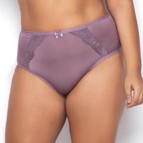 Calcinha Plus Size Gatria Calçola Detalhe Renda Satin - Calcinha Plus Size  - Magazine Luiza