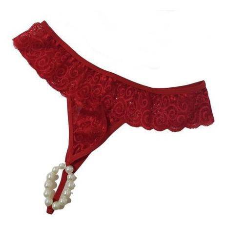 Calcinha Tailandesa Pérolas Anel Tanga Fio - Moda Íntima - Calcinha -  Magazine Luiza
