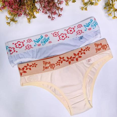 calcinha tg com cos largo personalizado - nina flor - Moda Feminina -  Magazine Luiza