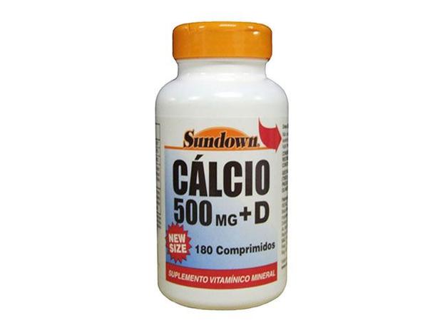 Cálcio + D 500mg 180 Tabletes - Sundown Naturals