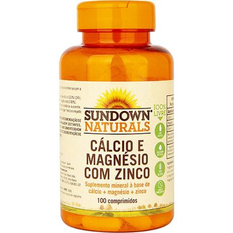 Cálcio e Magnésio com Zinco 100 Cápsulas - Sundown Menor preço em Cálcio e Magnésio com Zinco 100 Cápsulas - Sundown
