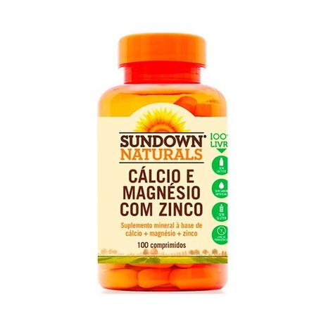 Cálcio e Magnésio com Zinco - 100 comprimidos - Sundown - Sundown naturals Menor preço em Cálcio e Magnésio com Zinco - 100 comprimidos - Sundown - Sundown naturals