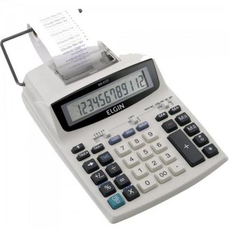 Calculadora C/ Bobina Compacta MA 5121 Branco ELGIN Menor preço em Calculadora C/ Bobina Compacta MA 5121 Branco ELGIN