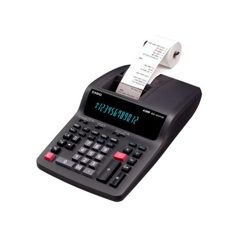Calculadora Casio c/ impressora 12 dígitos DR-120TM Menor preço em Calculadora Casio c/ impressora 12 dígitos DR-120TM