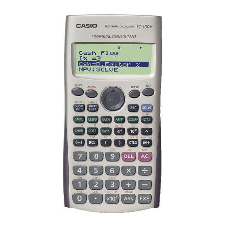 Calculadora Casio Mod.Fc-100v Casio Menor preço em Calculadora Casio Mod.Fc-100v Casio