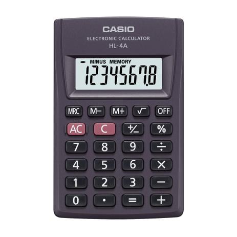 Calculadora Casio Mod.Hl-4a Casio Menor preço em Calculadora Casio Mod.Hl-4a Casio