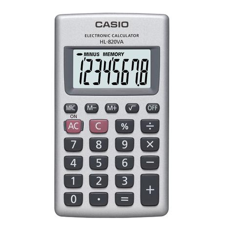 Calculadora Casio Mod.Hl-820va Casio Menor preço em Calculadora Casio Mod.Hl-820va Casio