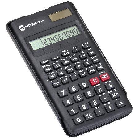 Calculadora Cientifica 10 Digitos com 56 Funcoes e Alimentacao Solar ou a Pilha - CC10 Preta - Vinik Menor preço em Calculadora Cientifica 10 Digitos com 56 Funcoes e Alimentacao Solar ou a Pilha - CC10 Preta - Vinik