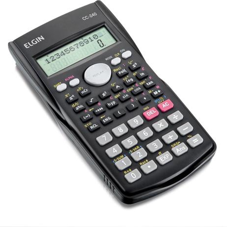 Calculadora cientifica 240 funções cc240 preta - Elgin Menor preço em Calculadora cientifica 240 funções cc240 preta - Elgin