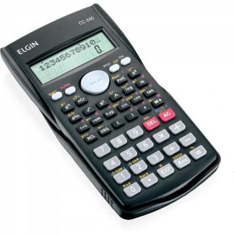 Calculadora Cientifica 240 Funcoes CC240 Preto ELGIN Menor preço em Calculadora Cientifica 240 Funcoes CC240 Preto ELGIN