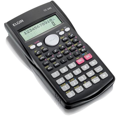 Calculadora Científica 240 Funções Com Tampa Protetora Cc240 Elgin é boa?