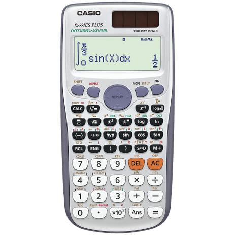 Calculadora Científica Casio 12 Dígitos Fx-991esplus-wdhw 417 Funções Visor Natural 4 Linhas Prata Menor preço em Calculadora Científica Casio 12 Dígitos Fx-991esplus-wdhw 417 Funções Visor Natural 4 Linhas Prata