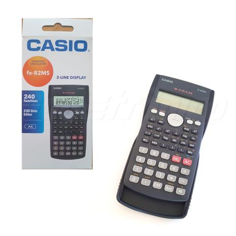 Calculadora Científica Casio 240 Funções - 12 Dígitos FX-82MS Preta - Com Display grande é boa?