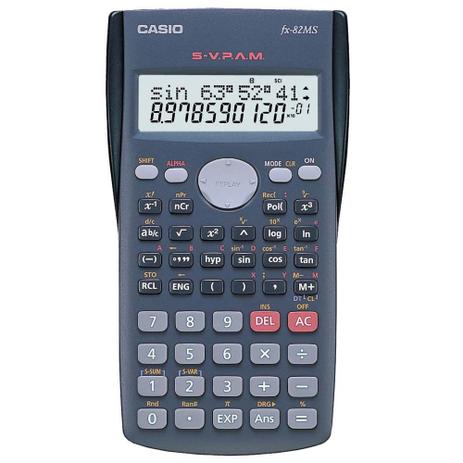 Calculadora Científica Casio 240 Funções Fx-82MS - Cinza é ruim? Calculadora Científica Casio 240 Funções Fx-82MS - Cinza é boa?
