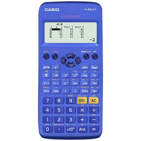 Calculadora Científica Casio 274 Funções FX-82LA X-BU - Azul Menor preço em Calculadora Científica Casio 274 Funções FX-82LA X-BU - Azul
