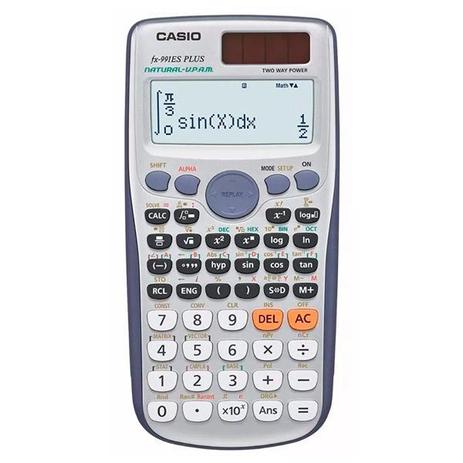 Calculadora Científica Casio FX-991ES Plus com 417 Funções - Branca/Azul Menor preço em Calculadora Científica Casio FX-991ES Plus com 417 Funções - Branca/Azul
