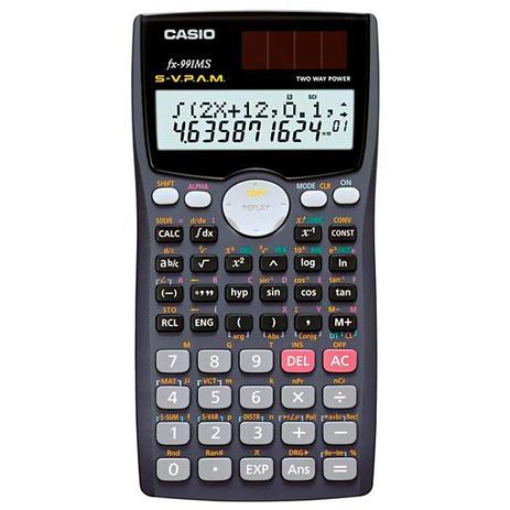 Calculadora Científica Casio FX-991MS de 401 Funções - Azul/Preta Menor preço em Calculadora Científica Casio FX-991MS de 401 Funções - Azul/Preta