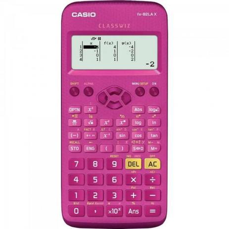 Calculadora Cientifica FX82LAX Rosa Casio Menor preço em Calculadora Cientifica FX82LAX Rosa Casio