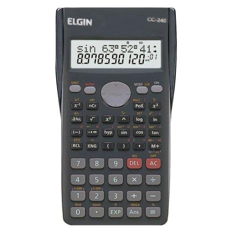 Calculadora Científica Preta CC240 Funções 12 Dígitos Elgin Menor preço em Calculadora Científica Preta CC240 Funções 12 Dígitos Elgin