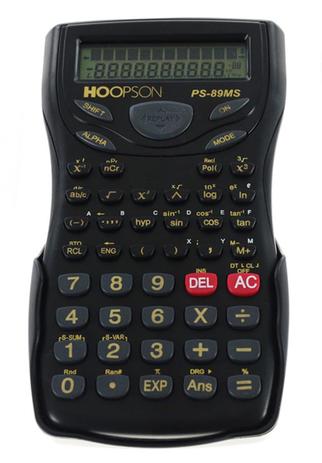 Calculadora Científica Preta PS-89MS Hoopson* - Mercoriental Menor preço em Calculadora Científica Preta PS-89MS Hoopson* - Mercoriental