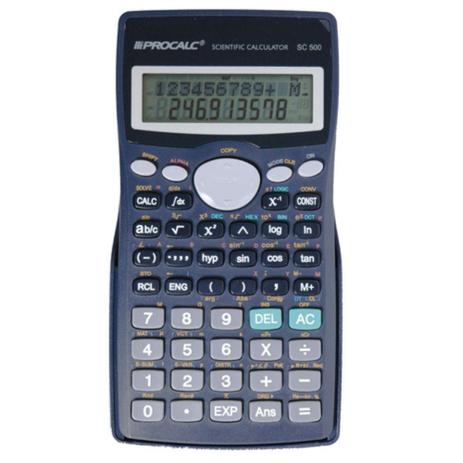 Calculadora Científica Procalc SC500 com 401 Funções Menor preço em Calculadora Científica Procalc SC500 com 401 Funções