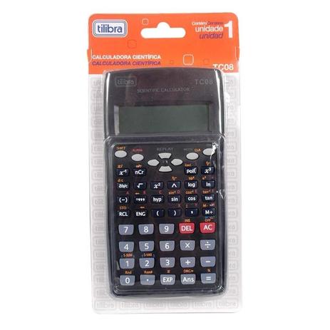 Calculadora Ciêntifica TC 08 Preta TIlibra 210889 Menor preço em Calculadora Ciêntifica TC 08 Preta TIlibra 210889