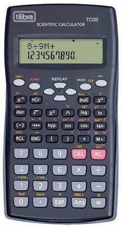Calculadora Científica Tc08 Preta - Tilibra Menor preço em Calculadora Científica Tc08 Preta - Tilibra