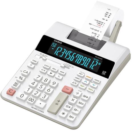 Calculadora Com Bobina Casio Fr-2650rc 12 Digitos Original Menor preço em Calculadora Com Bobina Casio Fr-2650rc 12 Digitos Original