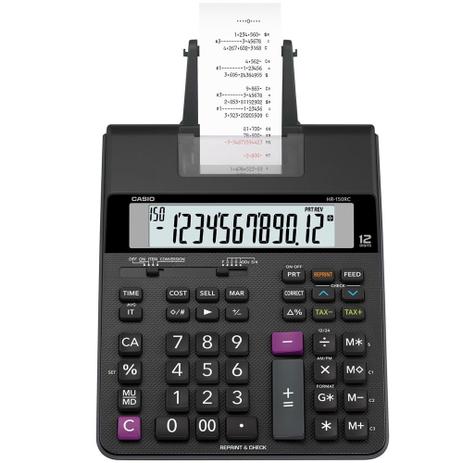 Calculadora Com Bobina Casio Hr-150 Rc Bivolt Original Menor preço em Calculadora Com Bobina Casio Hr-150 Rc Bivolt Original