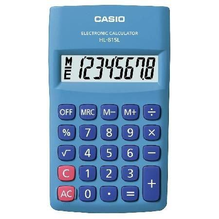 Calculadora de Bolso 8 Digitos HL-815L-BU-S AZUL - Casio é boa?
