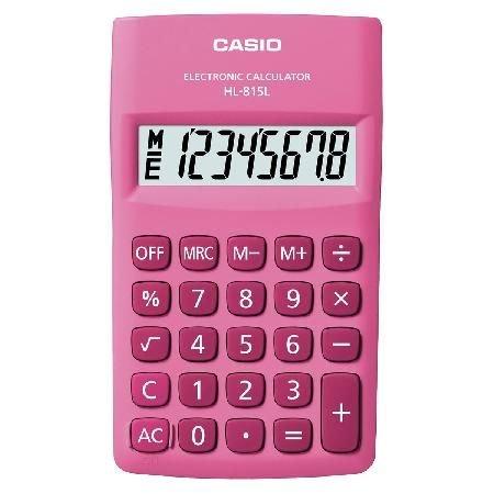 Calculadora de Bolso 8 Digitos HL-815L-PK-S Rosa - Casio é boa?