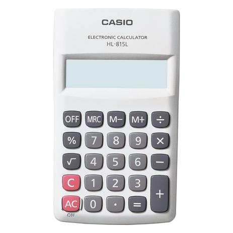 Menor preço em Calculadora De Bolso 8 Dígitos Hl-815l-We-S4-Dp Branca - Casio