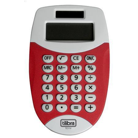 Calculadora de Bolso 8 Dígitos Pequena Tc11 Vermelha Tilibra Menor preço em Calculadora de Bolso 8 Dígitos Pequena Tc11 Vermelha Tilibra