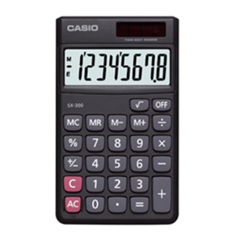 Menor preço em Calculadora de bolso com visor de 8 dígitos - Casio*