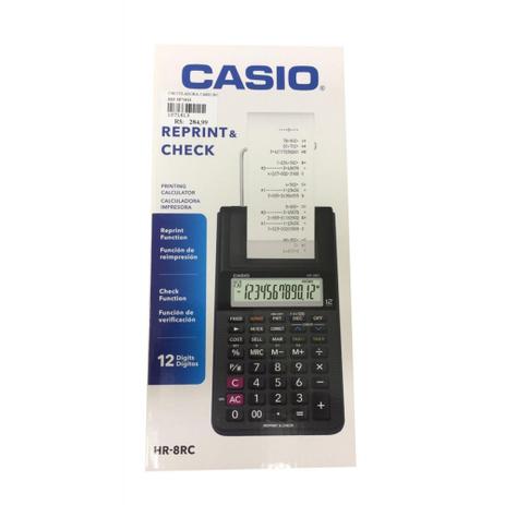 calculadora casio com bobina