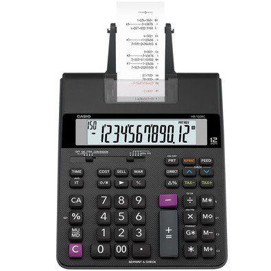 Calculadora de Impressão Casio HR-150RC Preta Menor preço em Calculadora de Impressão Casio HR-150RC Preta