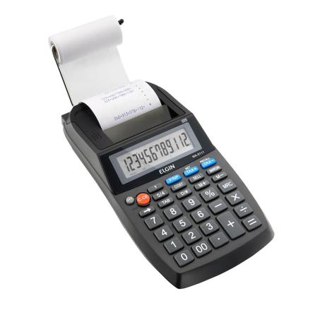 Calculadora De Impressão Elgin MAMA 511 LCD 12 Dígitos Preta Menor preço em Calculadora De Impressão Elgin MAMA 511 LCD 12 Dígitos Preta