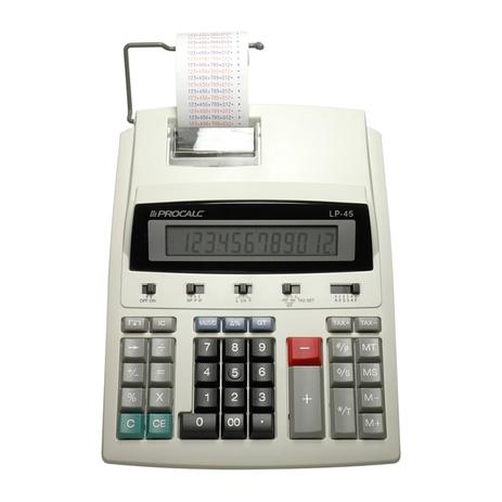 Calculadora De Impressão Procalc 12 Dígitos LP45 Menor preço em Calculadora De Impressão Procalc 12 Dígitos LP45