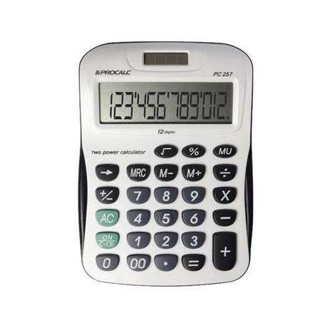 Calculadora de Mesa 12DIG.VISOR INC.ROLL OVER - Procalc Menor preço em Calculadora de Mesa 12DIG.VISOR INC.ROLL OVER - Procalc
