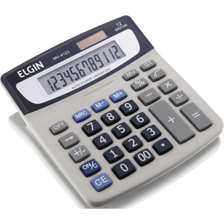 Calculadora de Mesa 12DIG.VISOR LCD SOLAR/BAT.G10 (7897013517402) - Elgin Menor preço em Calculadora de Mesa 12DIG.VISOR LCD SOLAR/BAT.G10 (7897013517402) - Elgin