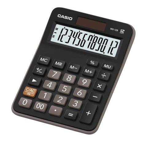 Menor preço em Calculadora De Mesa Casio MX-12B-S4-DC 12 Dígitos Preta