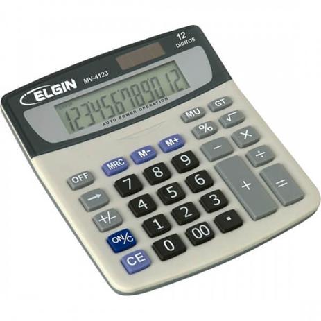 Calculadora de Mesa MV4123 (Emb. contém 1un.) - Elgin Menor preço em Calculadora de Mesa MV4123 (Emb. contém 1un.) - Elgin
