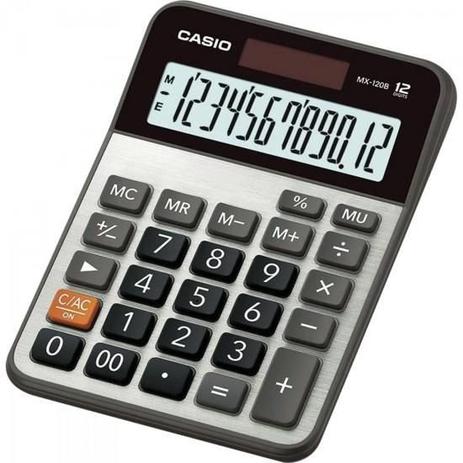 Calculadora de Mesa MX120B-S4-DC Metalizada 12DIG. Casio Menor preço em Calculadora de Mesa MX120B-S4-DC Metalizada 12DIG. Casio