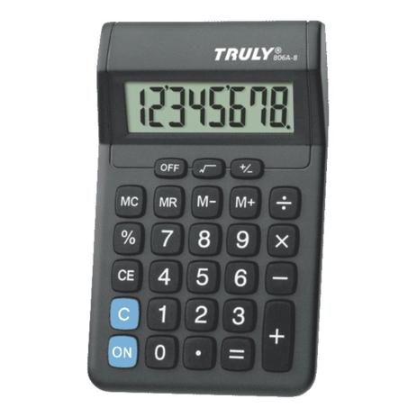 Calculadora de Mesa TRULY 806A 8 Digitos Menor preço em Calculadora de Mesa TRULY 806A 8 Digitos