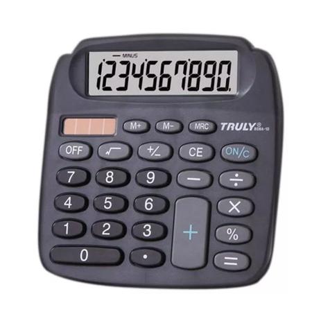 Calculadora De Mesa Truly 808a-10 10 Dígitos Menor preço em Calculadora De Mesa Truly 808a-10 10 Dígitos